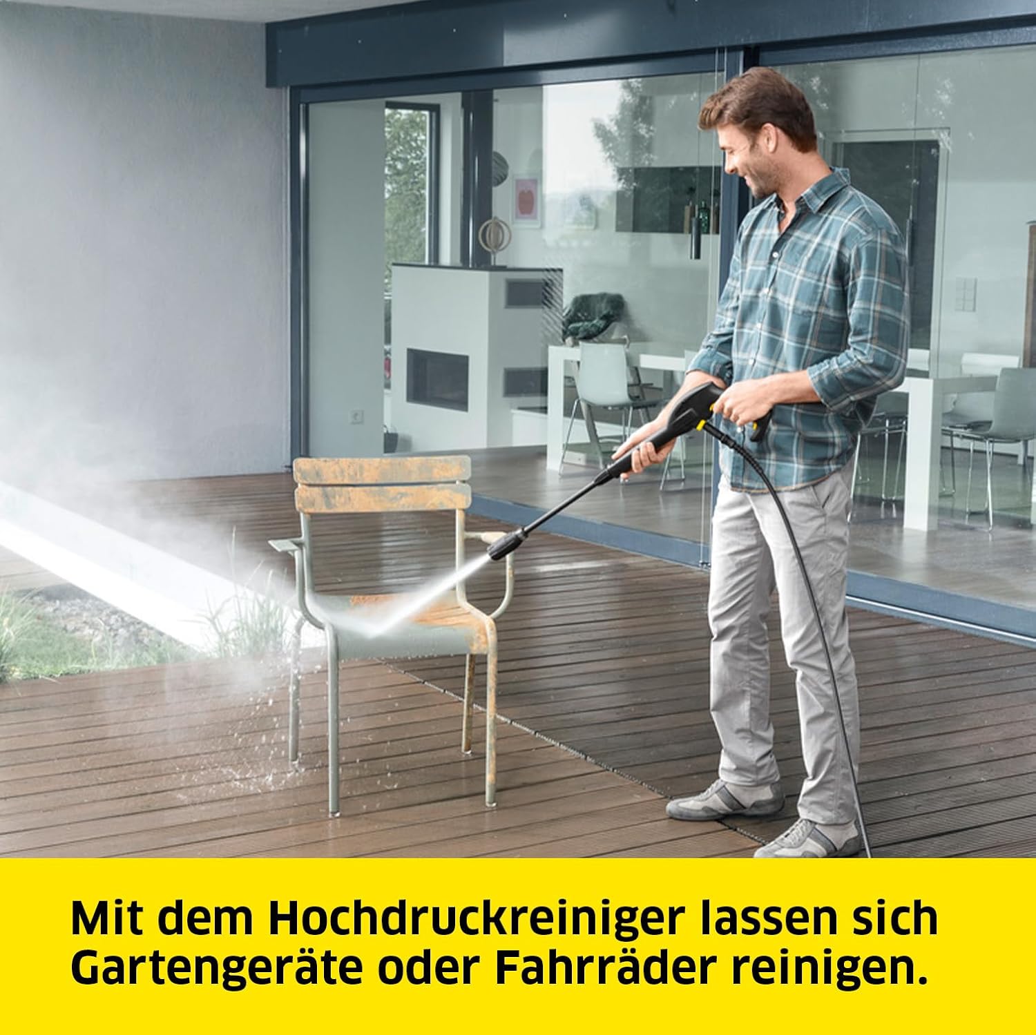 Detalle 2 de Kärcher Hochdruckreiniger K 2 Power Control mit App-Unterstützung – Gelb/Schwarz