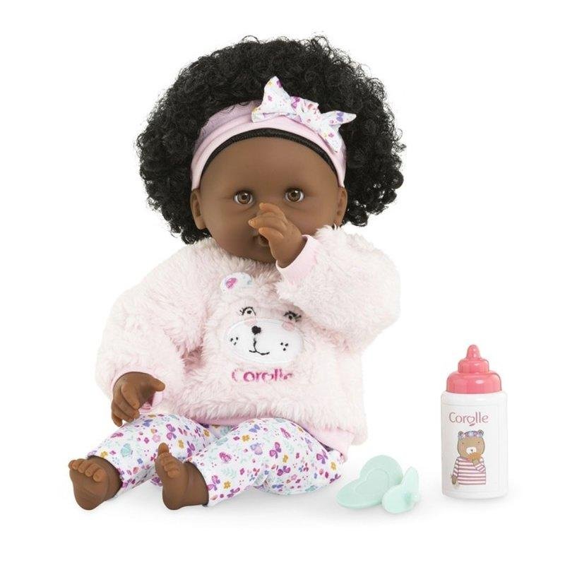 Detalle 2 de Muñeca Corolle Bébé Calin Caroline 30 cm con ojos durmientes y aroma a vainilla