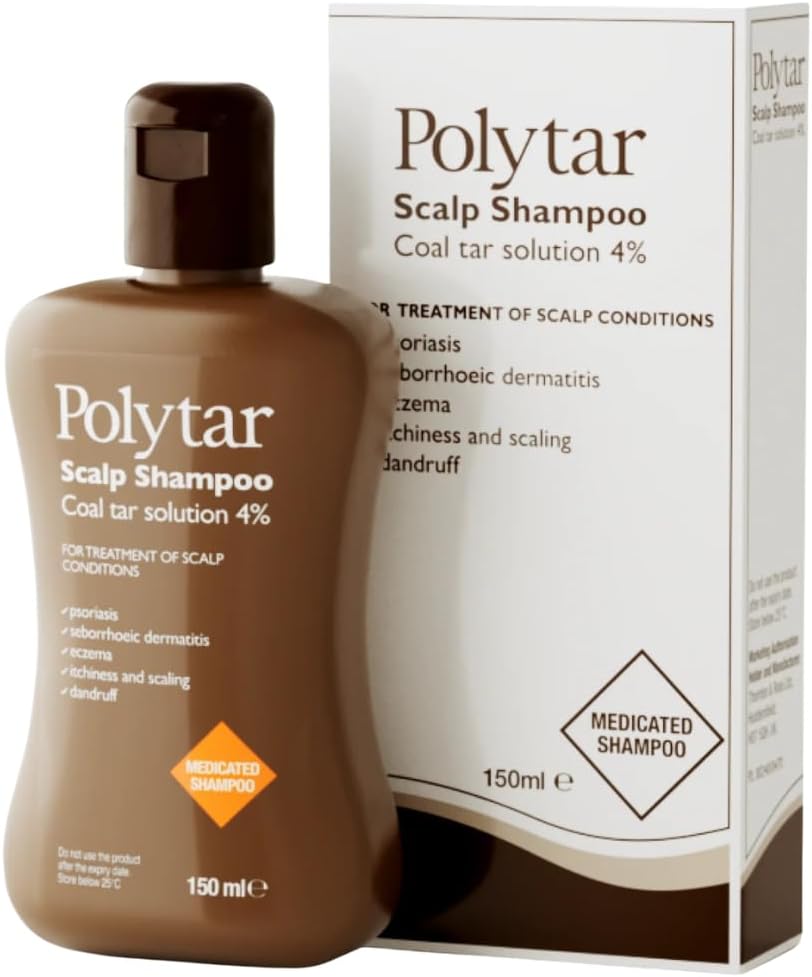 Detalle de Polytar Scalp Shampoo for Scalp Conditions with Coal Tar Formula (150ml)