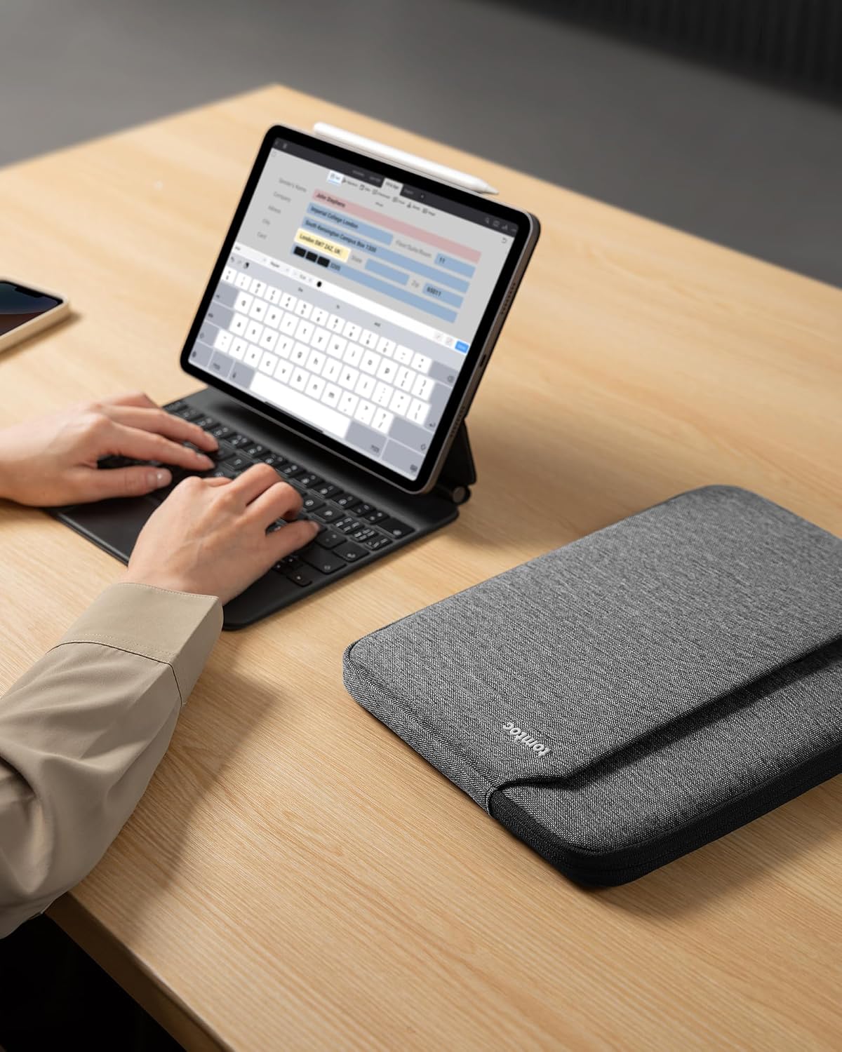 Thumbnail 6 de tomtoc Slim Tablet Sleeve Bag for 13-inch iPad Pro / iPad Air / Galaxy Tab / Surface Pro – Ultra-Slim Protection