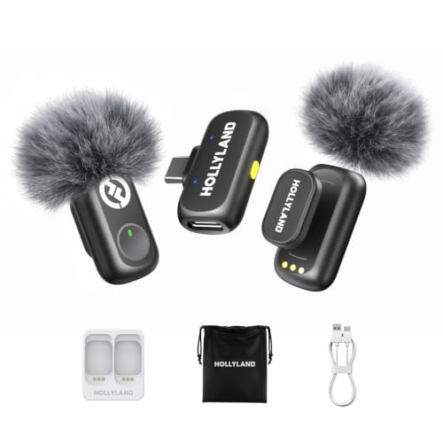 Detalle de Hollyland LARK A1 Wireless Mini Microphone for iPhone 15/16 & Android