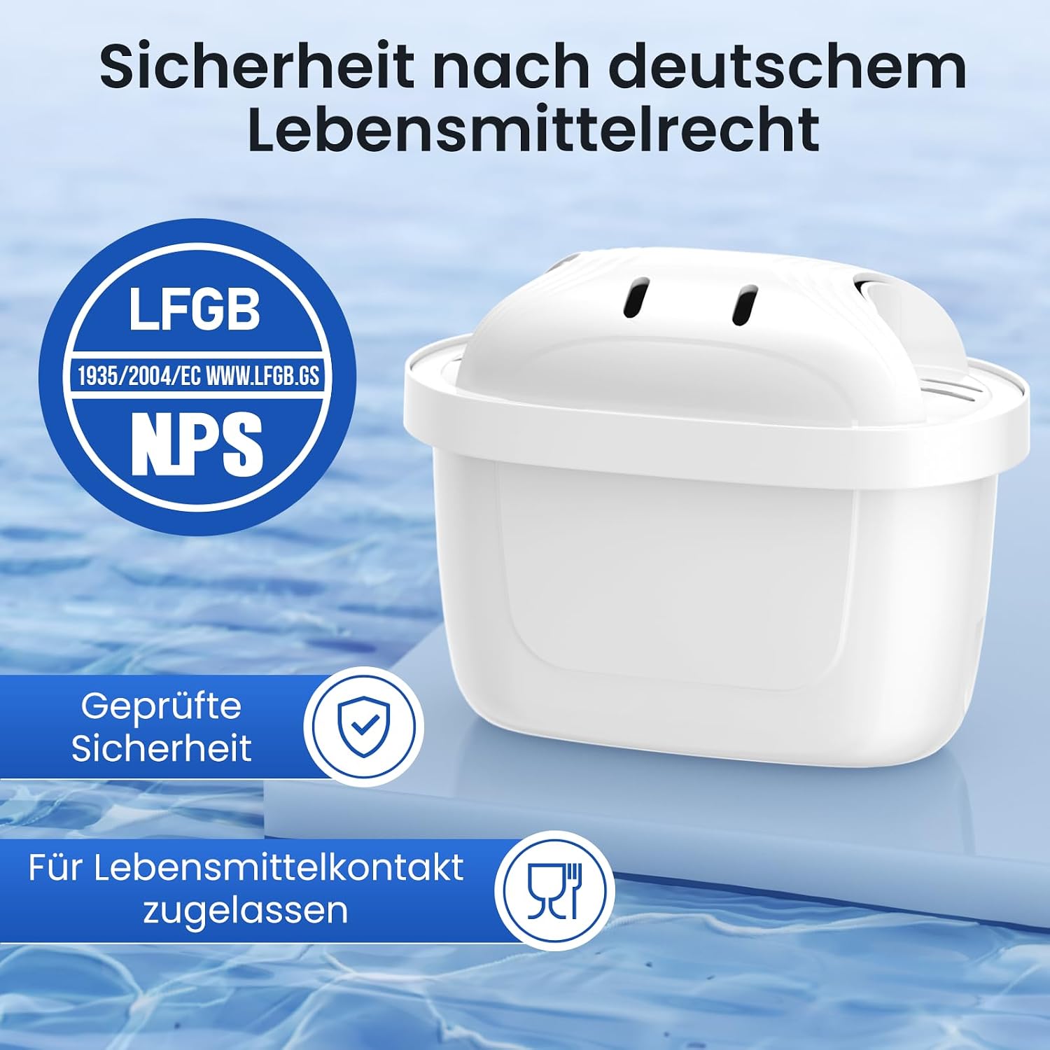 Thumbnail 1 de Wasserfilter Kartusche für BRITA – 12er-Pack: Kompakte Lösung für sauberes Wasser und Schutz der Geräte