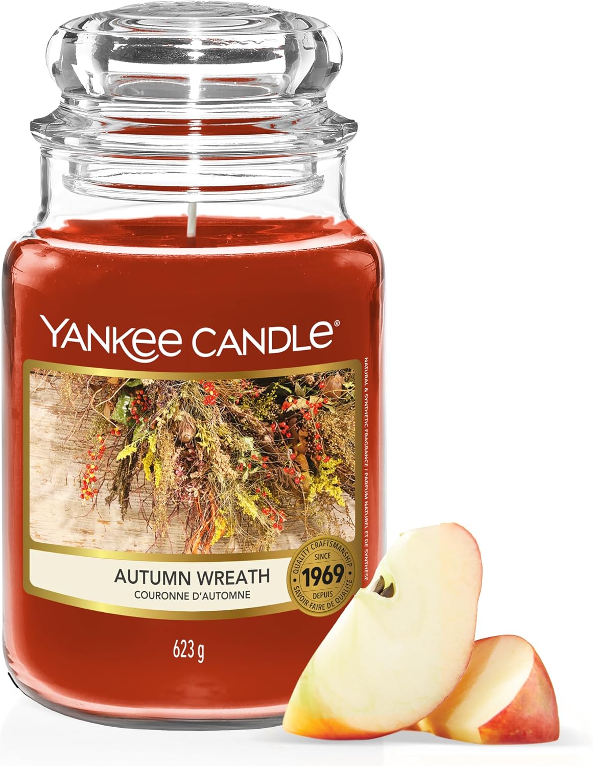 Detalle de Yankee Candle Couronne d'automne 150 h 🕯