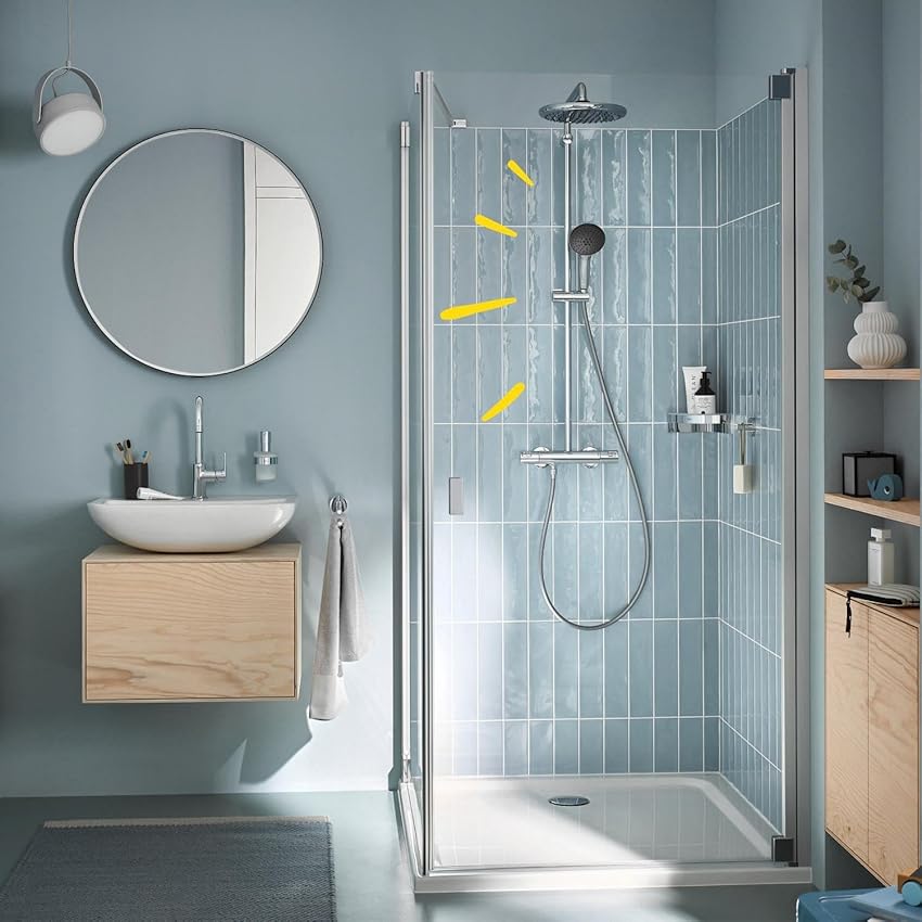 Detalle 2 de Grohe Vitalio Start System 250 + Termostato, Ducha Cromada