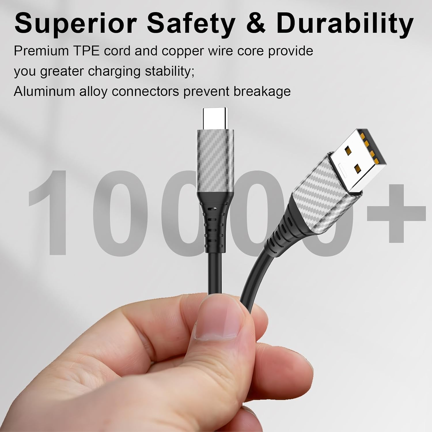 Detalle 2 de USB C Cable 9m fast charge 27W