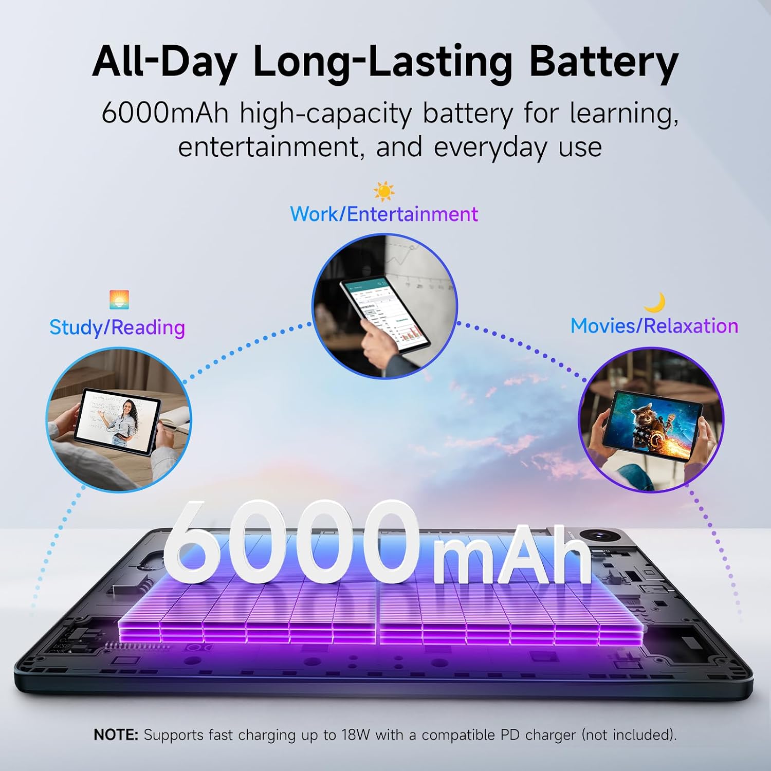 Thumbnail 3 de TCL TAB 10 Gen 4 Android Tablet, 10.1-Inch FHD Display, 4GB RAM, 128GB