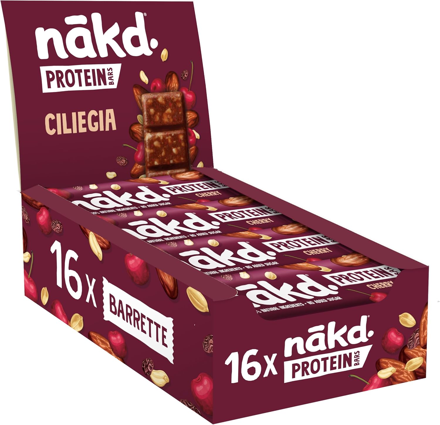 Thumbnail 6 de Nākd. Protein Cacao Nocciola – Barre Proteiche con 7 g di proteine vegetali
