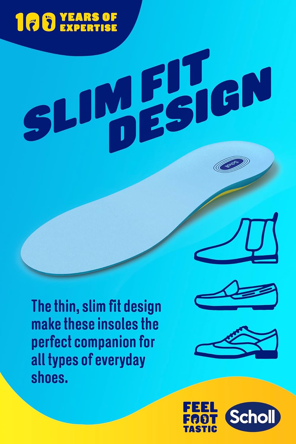 Thumbnail 4 de Scholl GelActiv Everyday Men’s Insoles – All‑Day Comfort, Trim to Fit UK 7–12