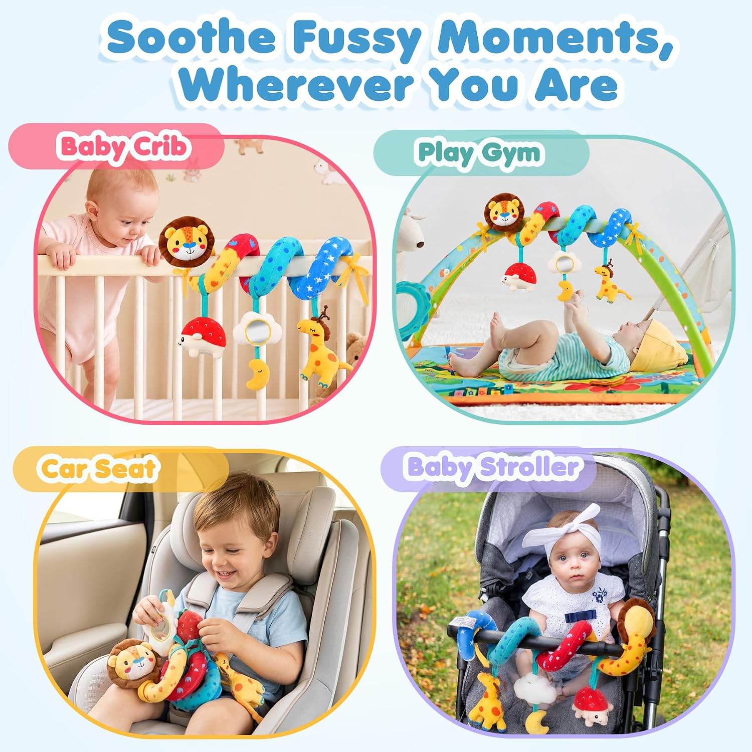 Thumbnail 5 de URMYWO Car Seat Toys for Babies 0-6 Months