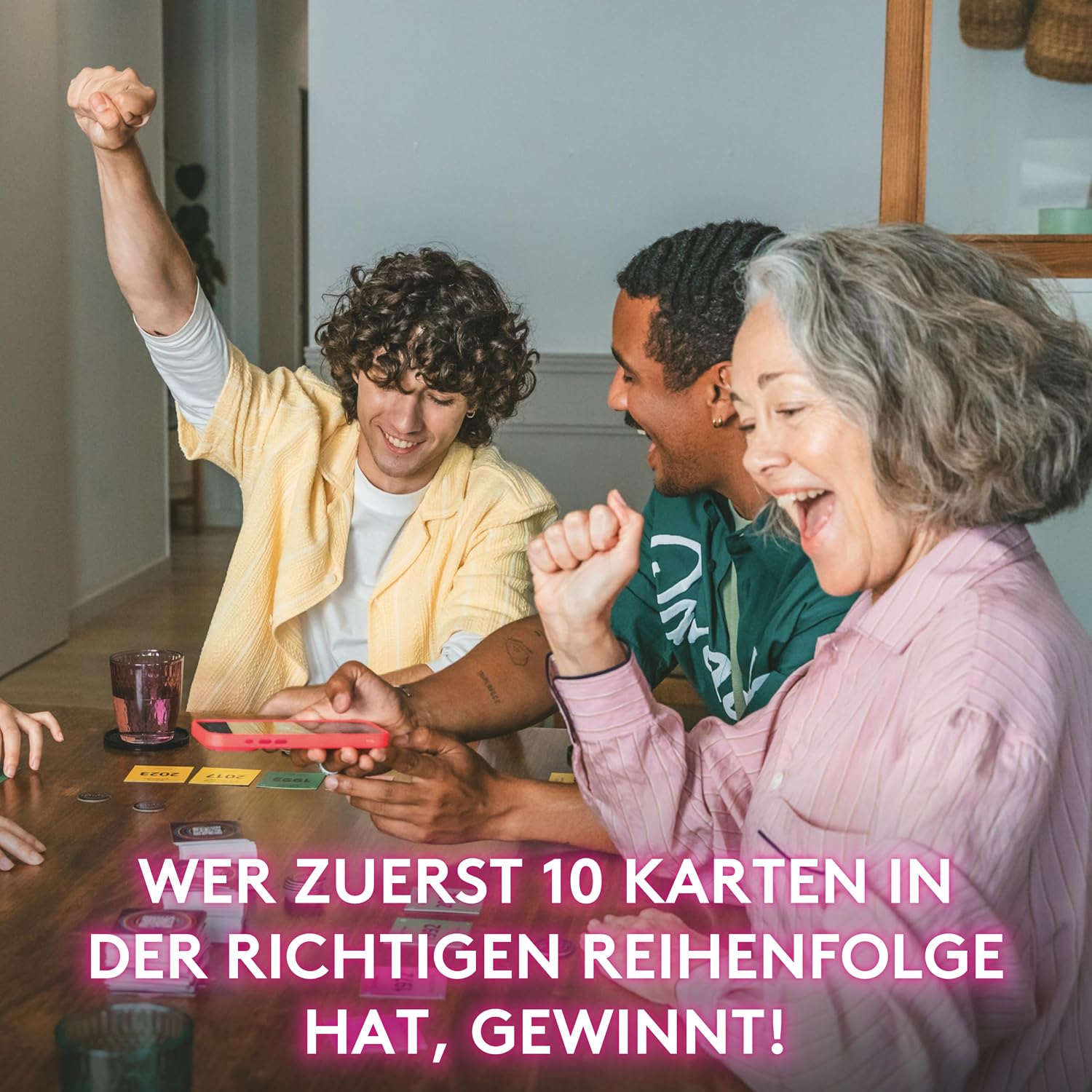 Thumbnail 6 de Hitster Battle of the Generations – Musik‑Party‑Brettspiel mit 420+ Songs