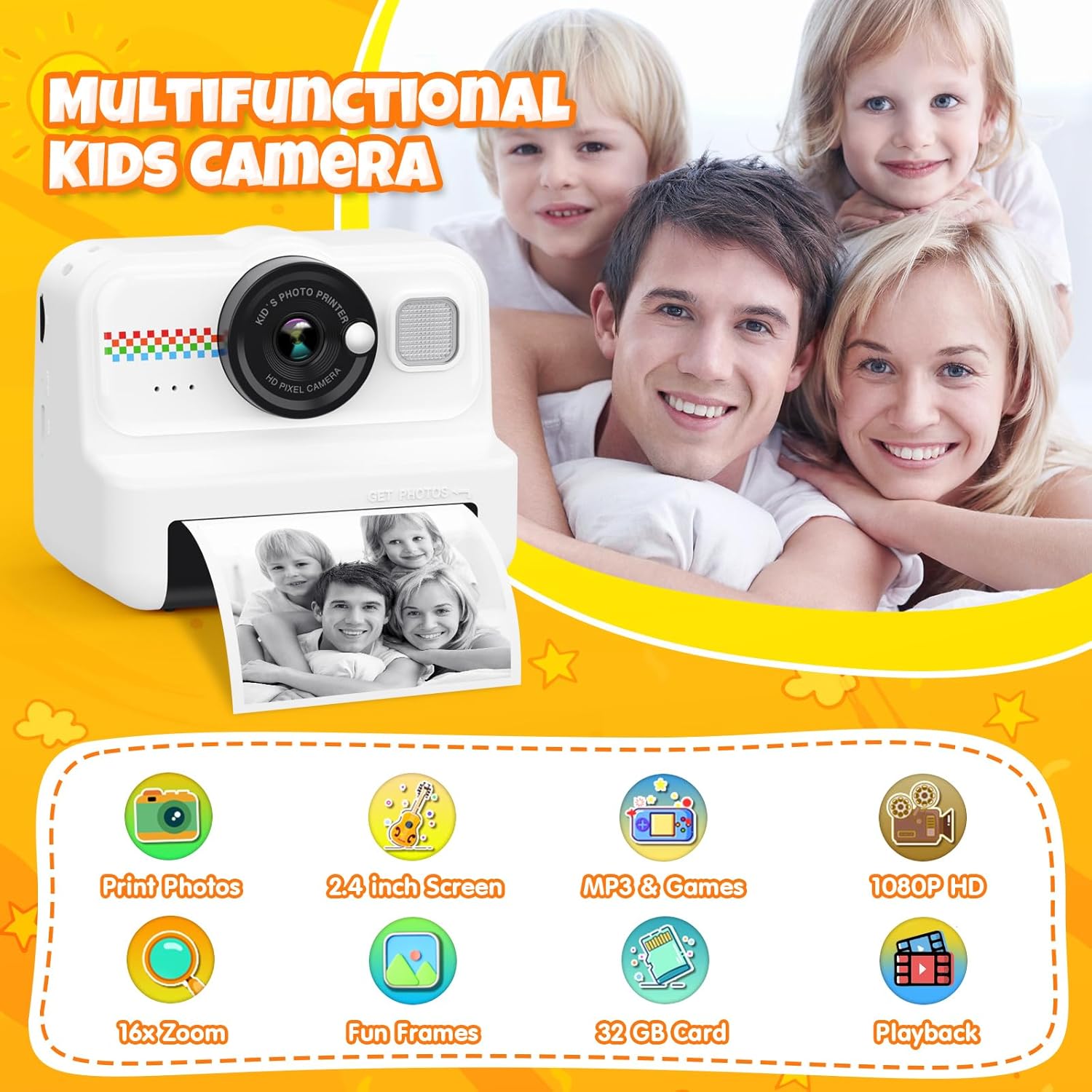 Detalle 2 de HiMont Camara Fotos Infantil 32G
