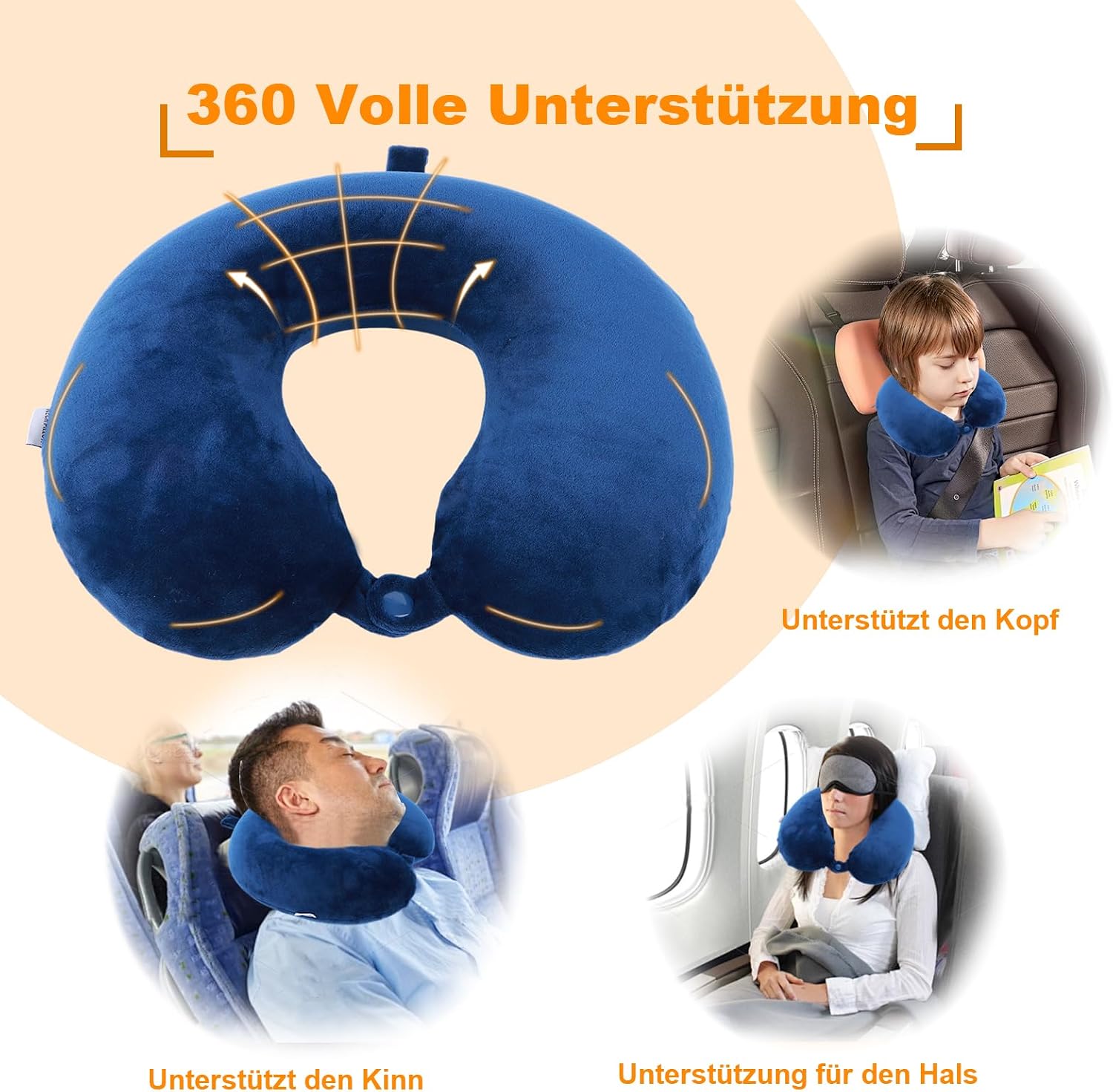 Thumbnail 2 de Far win Travel Pillow 100% memory foam neck pillow 💤