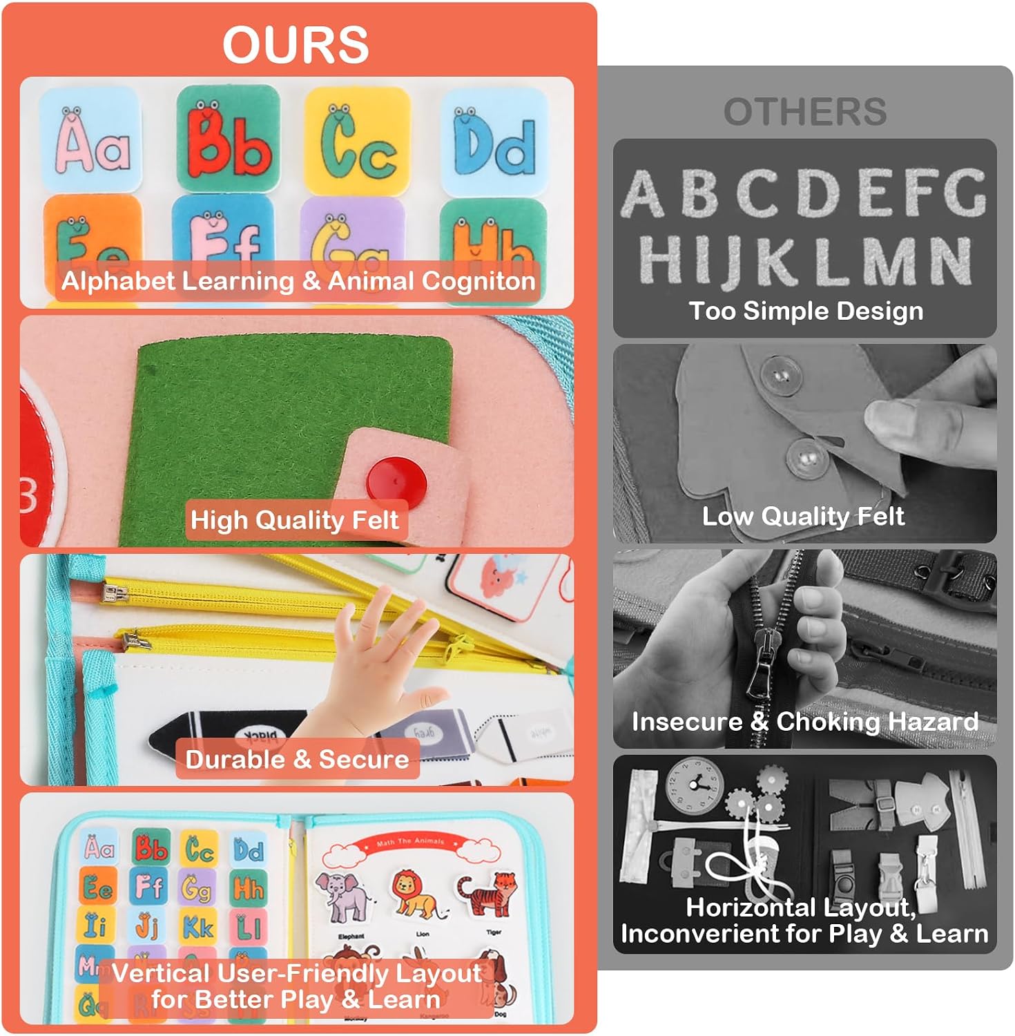 Thumbnail 6 de Teefrye Toddler Busy Board Montessori Toy 🎲