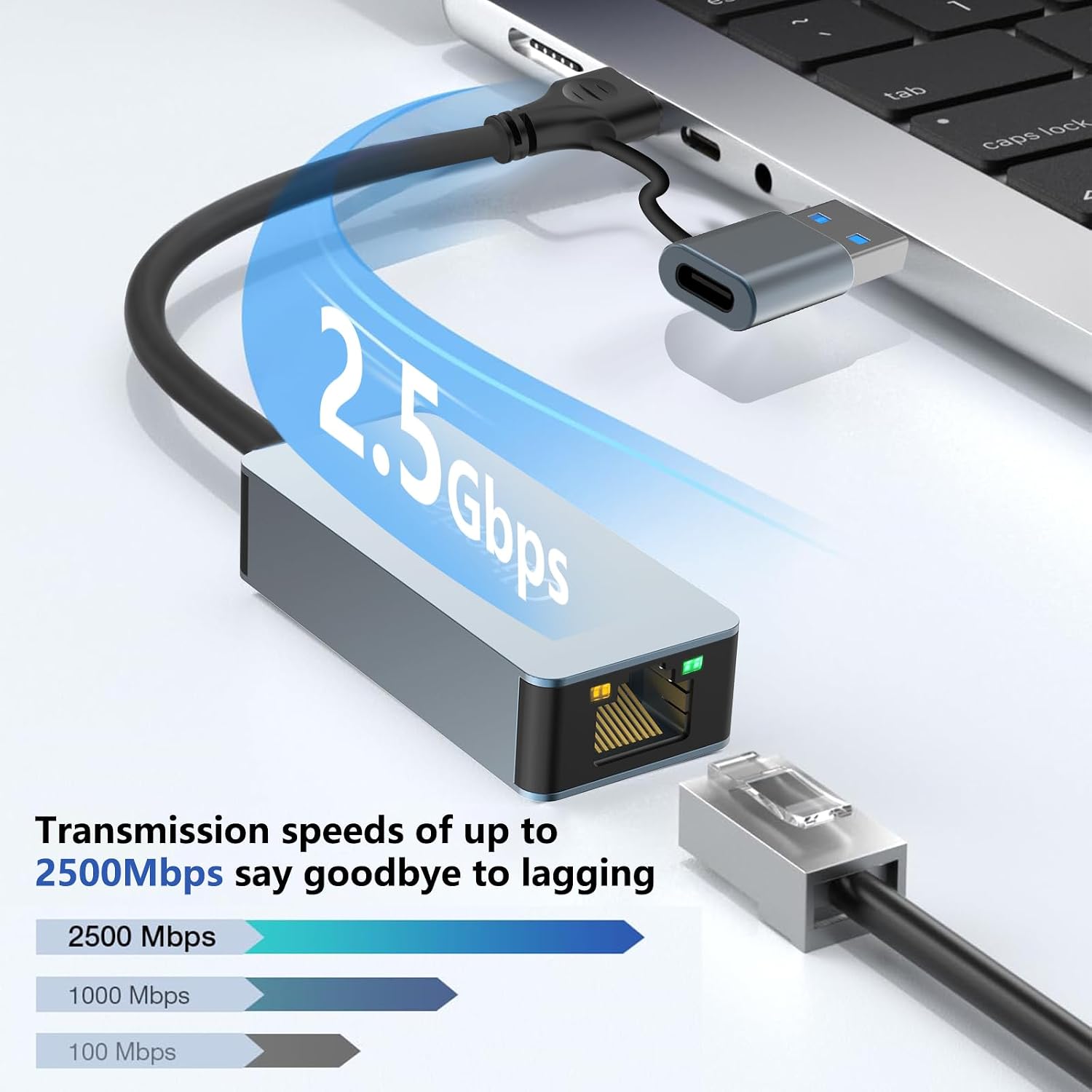 Detalle 2 de Oliveria 2.5G USB LAN Adapter