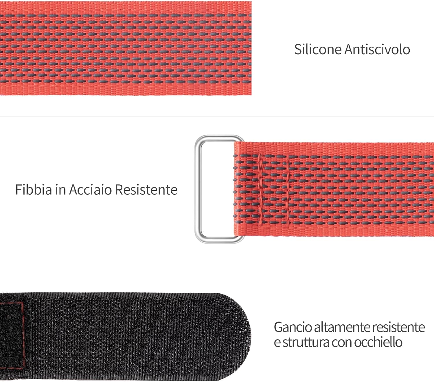 Detalle de Trilancer Cinghie di Fissaggio per Portabici 65 cm