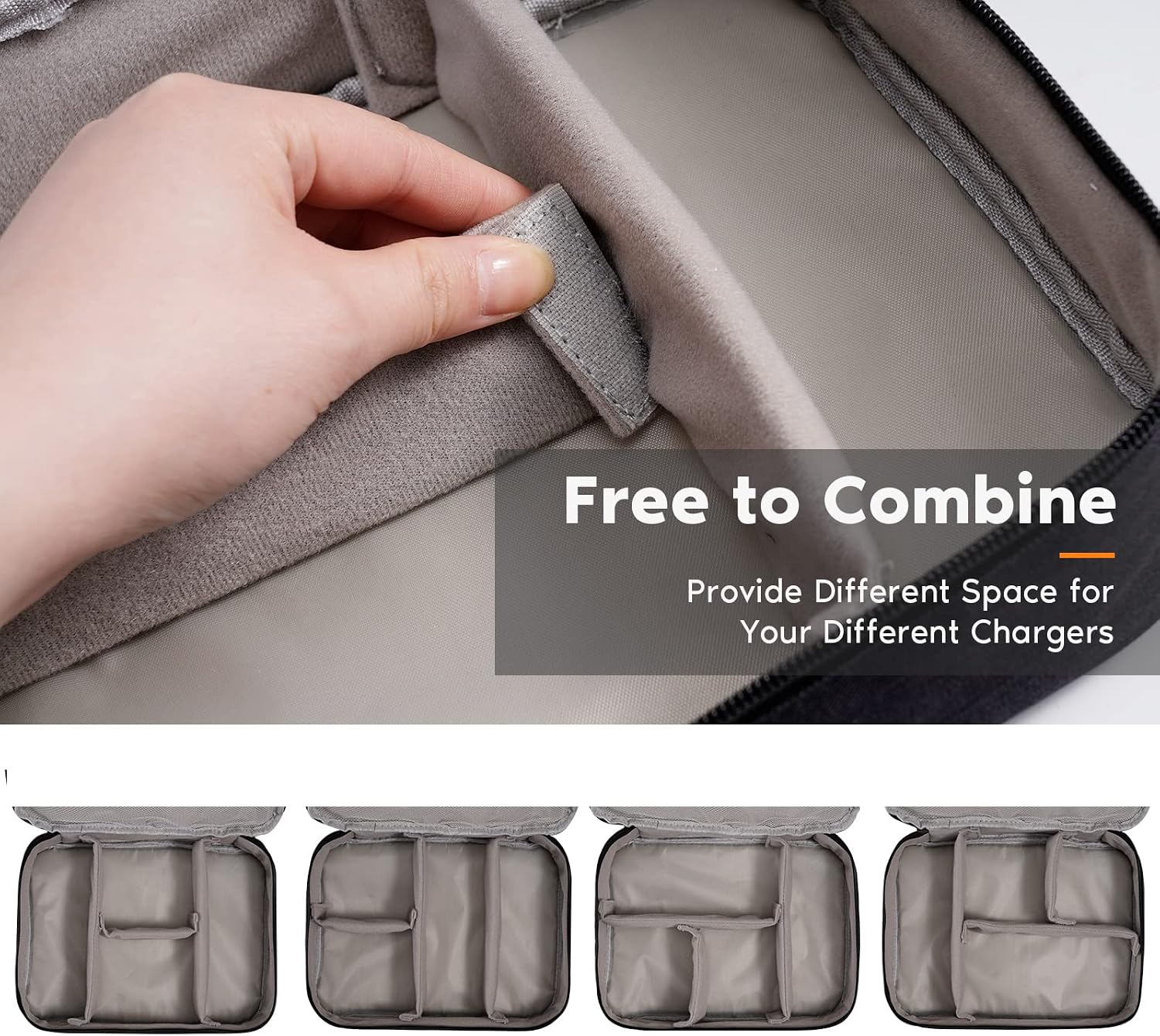 Thumbnail 5 de OrgaWise cable travel case organiser 3 layer