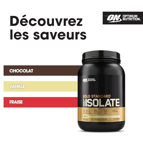 Thumbnail 4 de Optimum Nutrition Gold Standard 100% Isolate – Protéine de Whey, 930 g