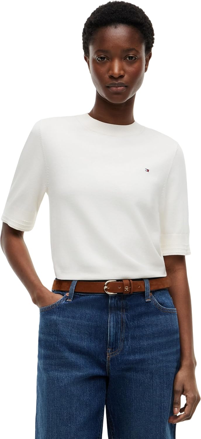 Thumbnail 5 de Tommy Hilfiger Co Jersey Fine GG C-nk SS Swt Ww0ww49705 Pullover Donna