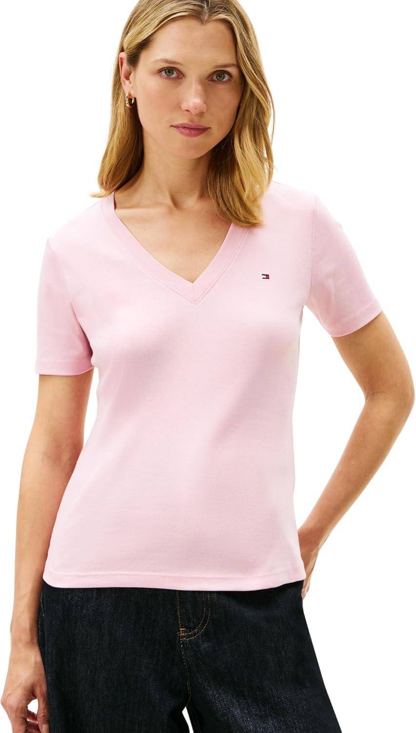 Thumbnail 3 de Tommy Hilfiger Women's New Slim Cody V-Neck Short Sleeve T-Shirt