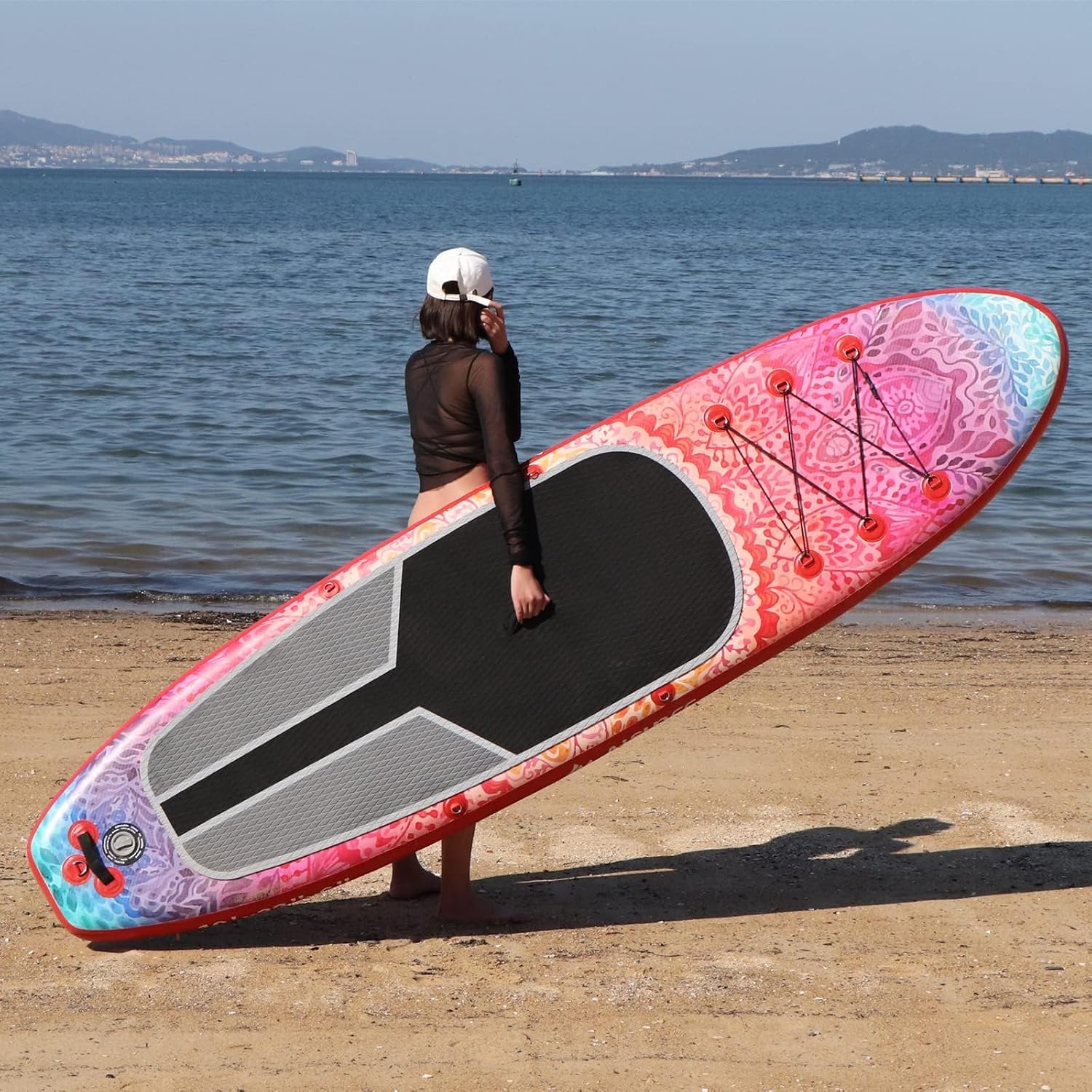 Detalle de AISUNSS Meditation Inflatable Paddle Board for Adults