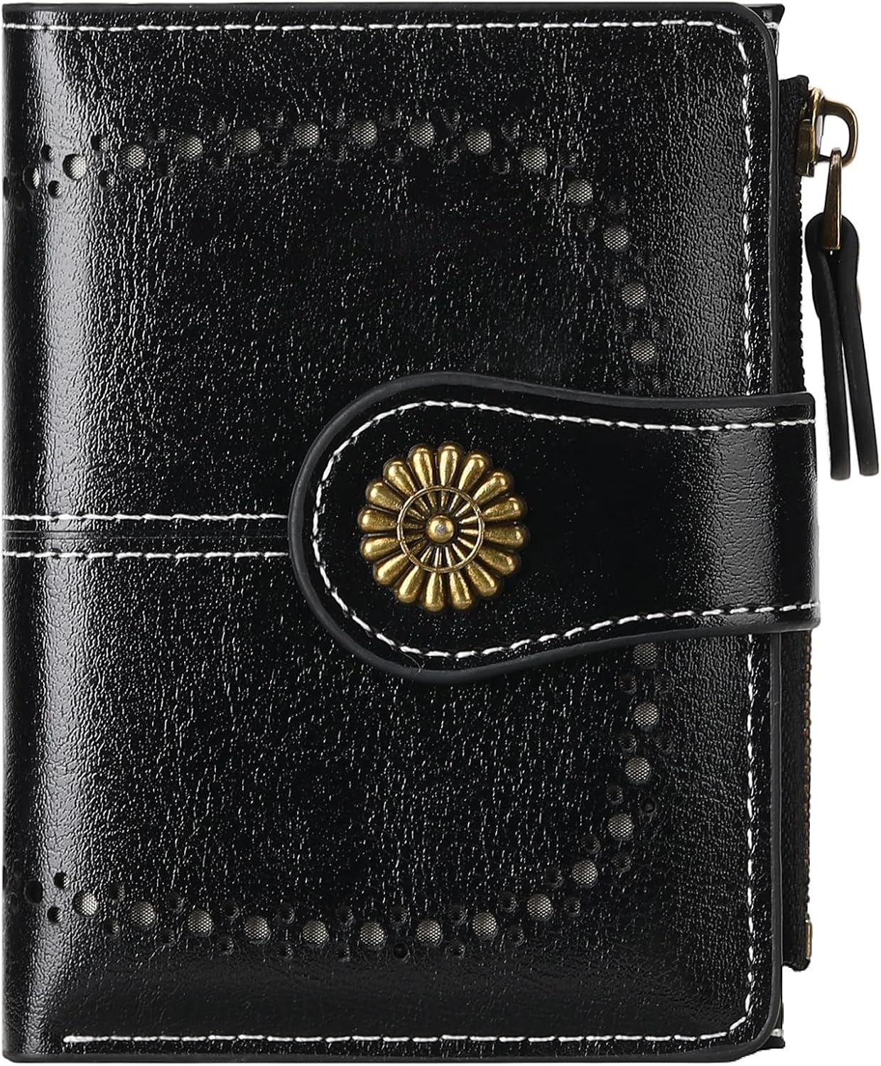 Thumbnail 6 de FALAN MULE Damen Geldbörse klein mit Reißverschluss und RFID-Blockierung (11 × 9,5 × 3 cm)