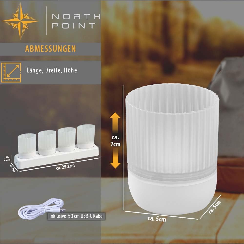 Thumbnail 5 de Northpoint LED Akku Lounge Lights 4er-Set