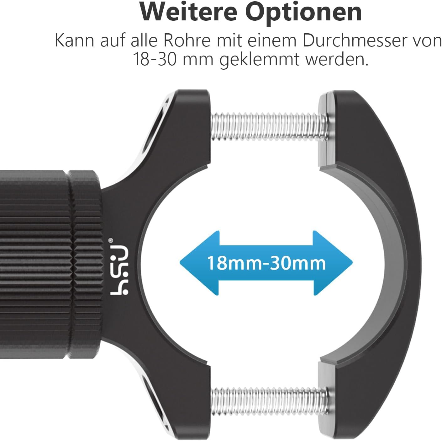 Thumbnail 2 de HSU GoPro Lenkerhalterung 360 Grad für Hero 12