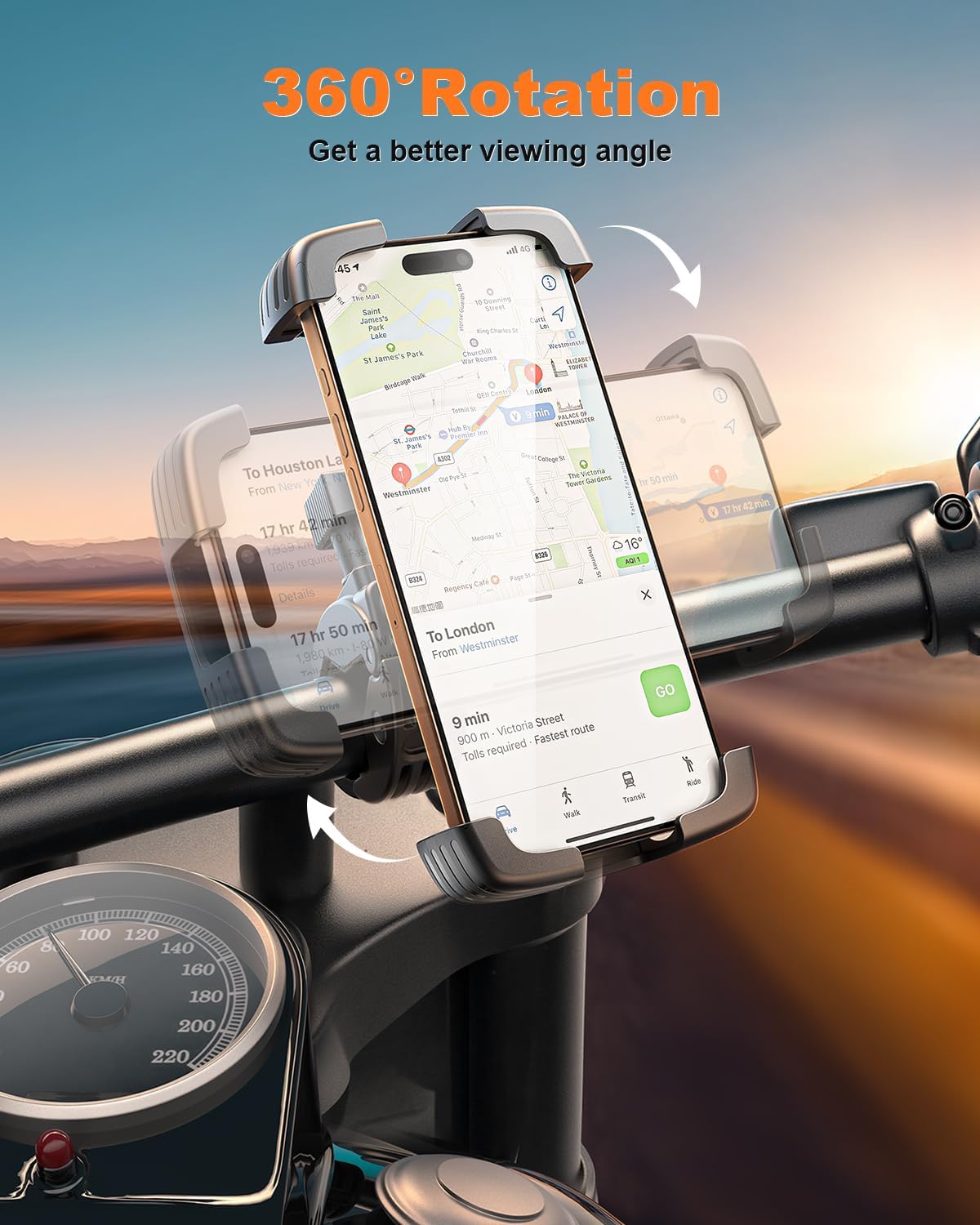 Detalle 2 de SUPERONE Bike Phone Holder 0.65–1.2 in