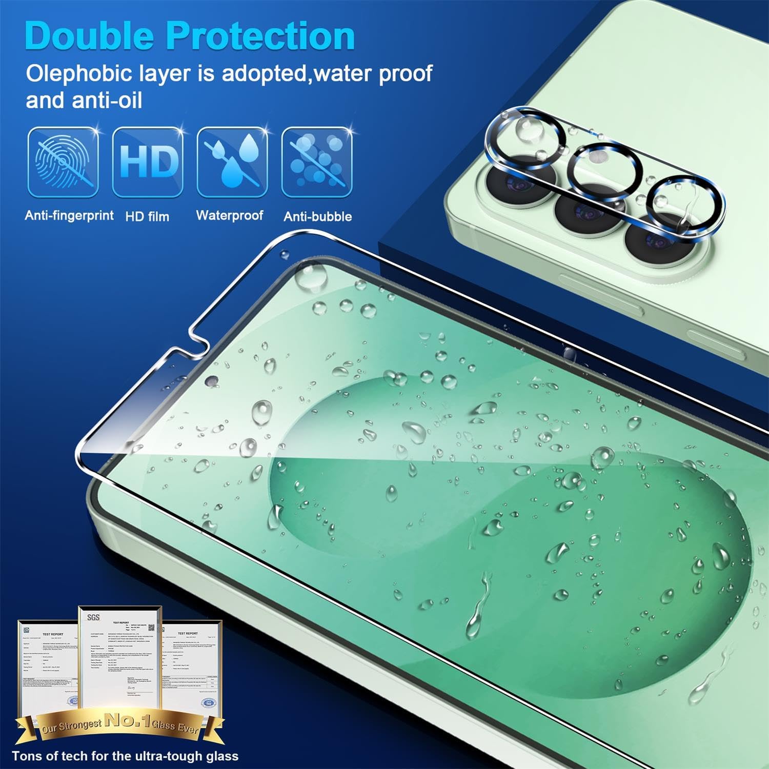 Thumbnail 5 de Galaxy S26 tempered glass 6.9 inch 3 pack