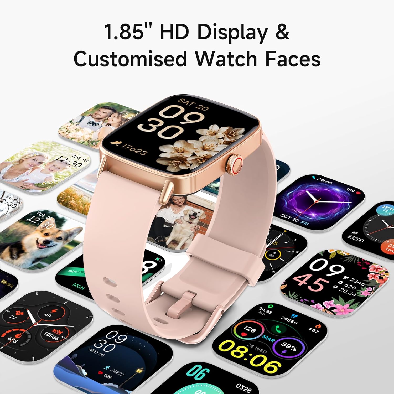Thumbnail 5 de AEAC Smart Watch for Women (1.85” HD) with Bluetooth Calls, 100+ Sport Modes, IP68