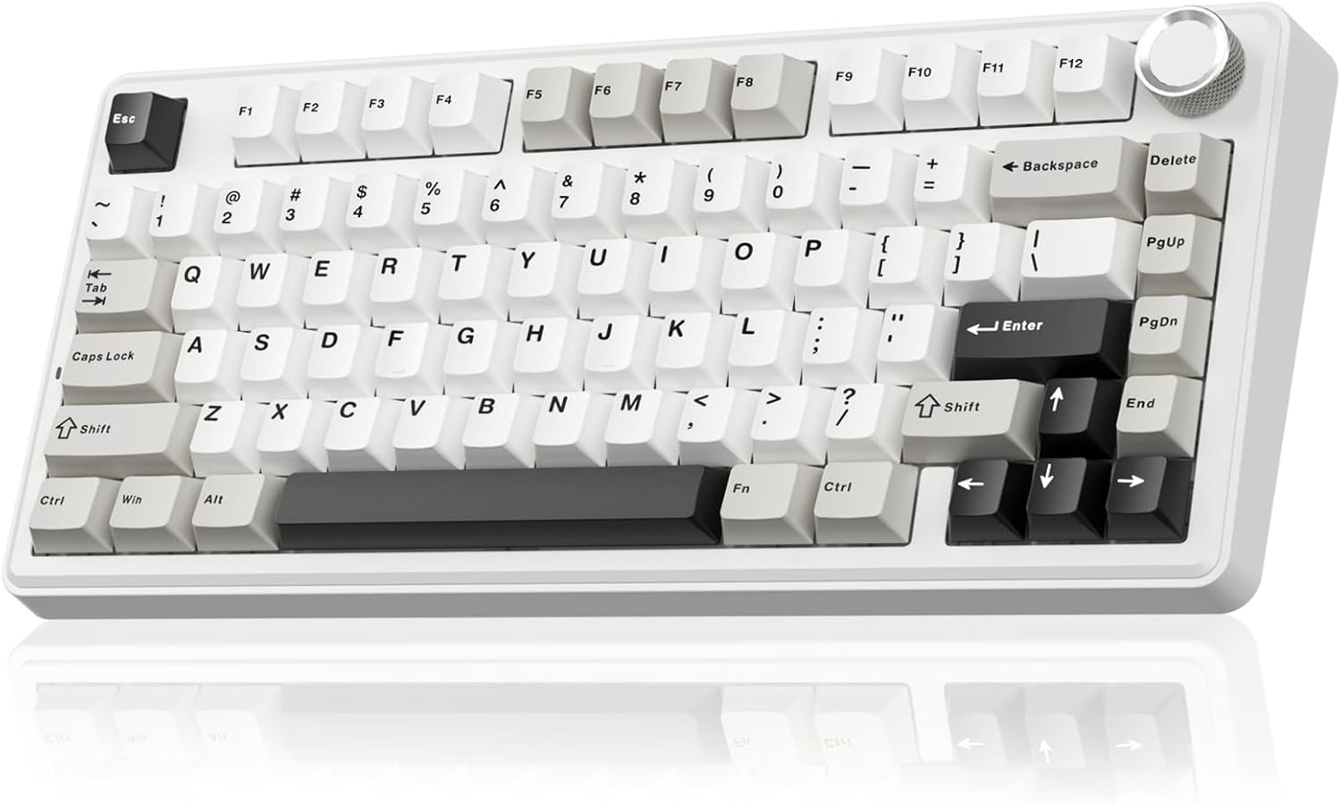 Detalle de SOLAKAKA A75 75% Wireless Mechanical Keyboard — Hot Swappable, RGB, Gasket Mounted