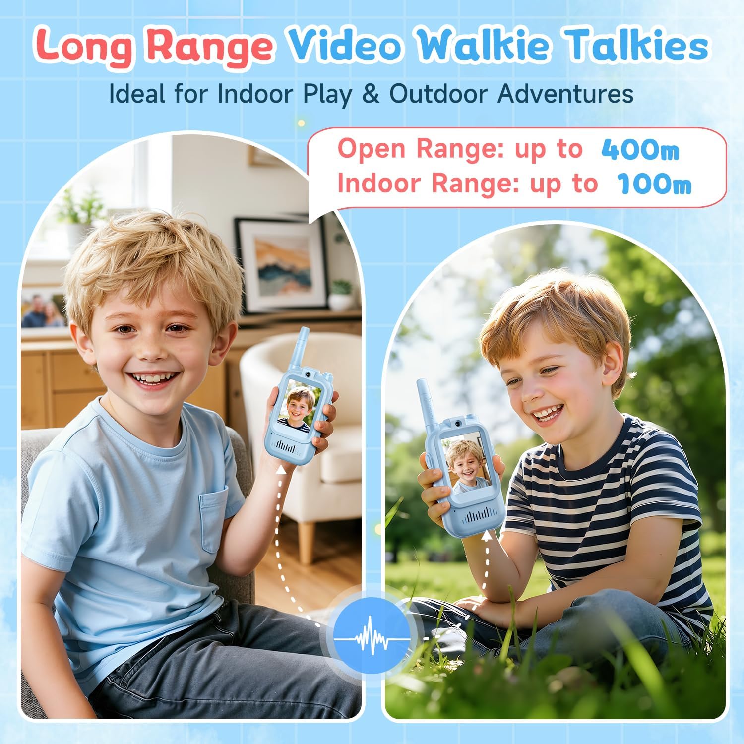 Detalle 2 de Video Walkie Talkies 2-Pack for Kids