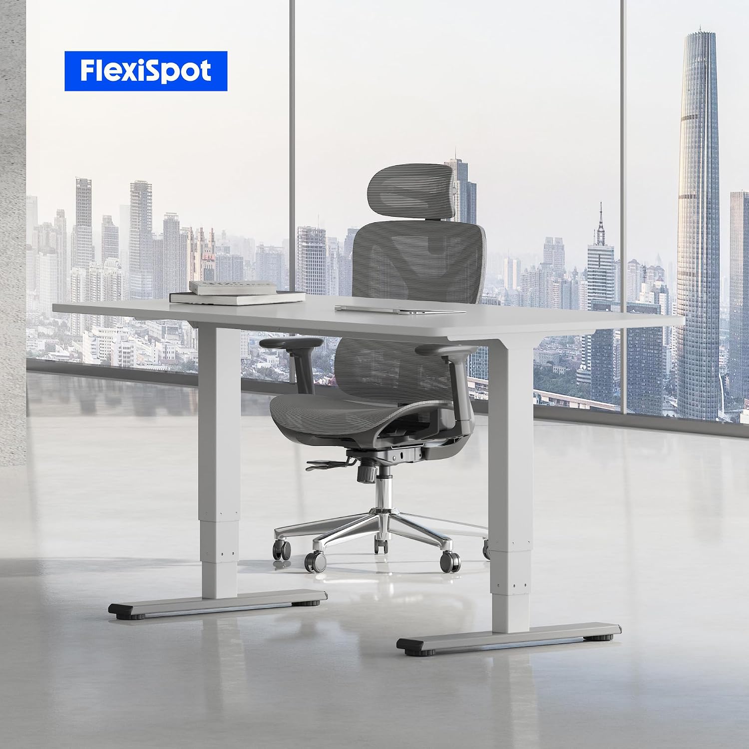 Detalle 2 de FLEXISPOT EC5 Lite scrivania regolabile 140x80
