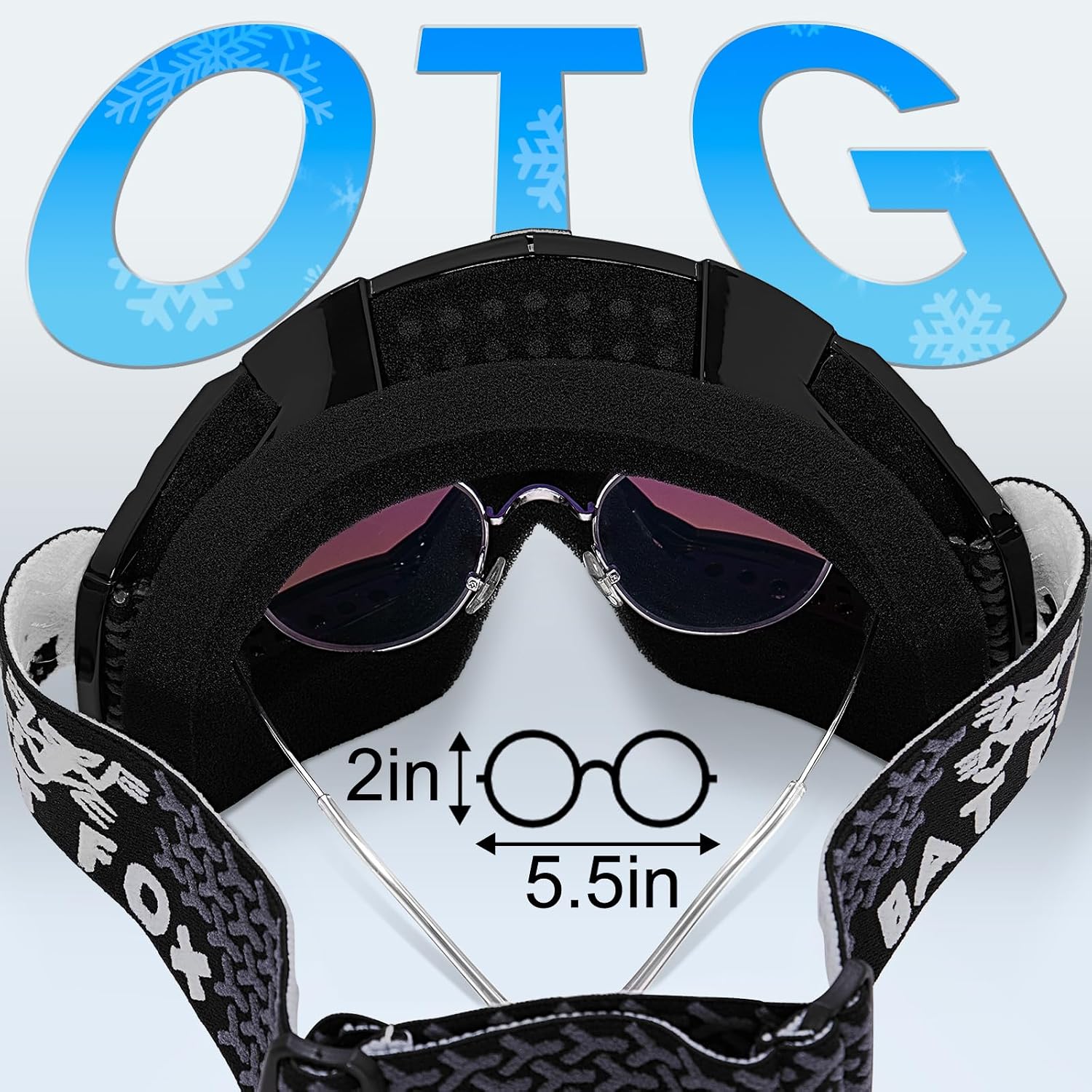 Thumbnail 6 de BATFOX F816 Dirt Bike Goggles, Polarized UV400 Lenses, Anti-Slip Strap