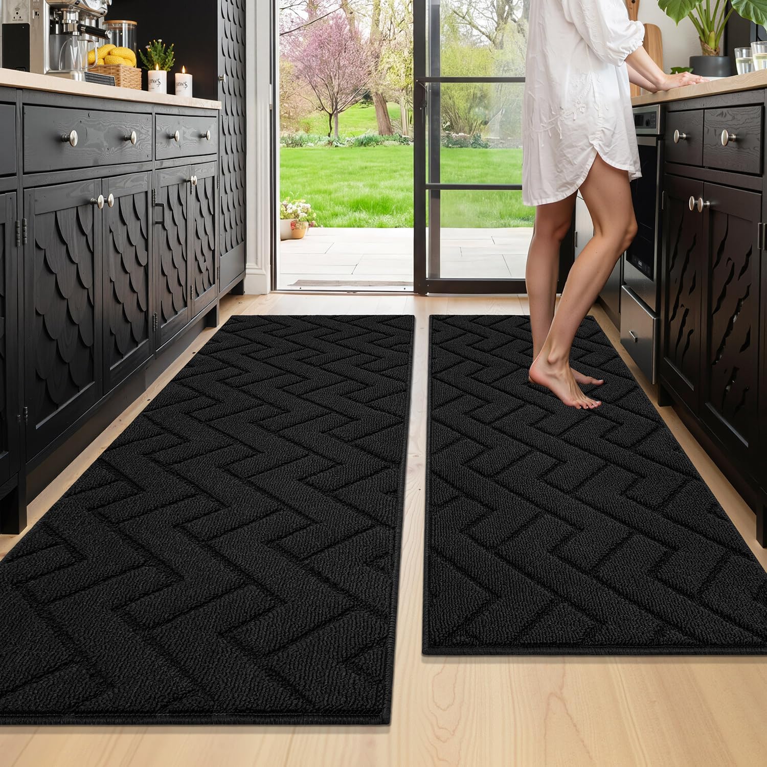 Detalle de Hicorfe Kitchen Runner Rug, Polypropylene