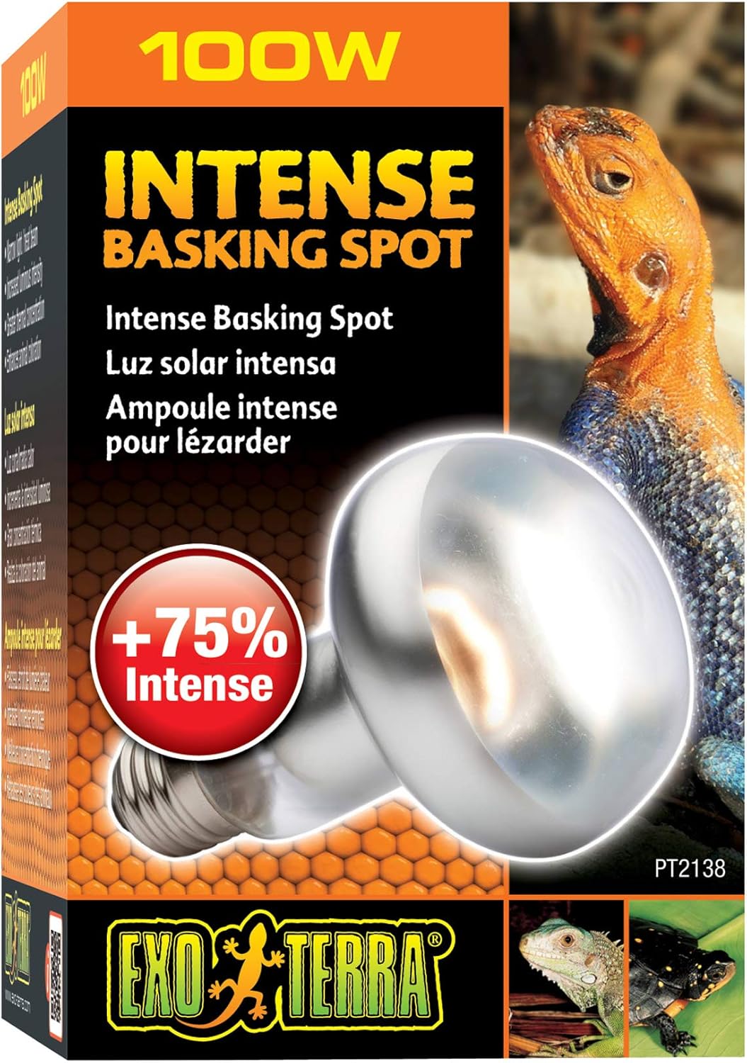 Thumbnail 1 de Exo Terra Intense Basking Spot Lamp 100 W