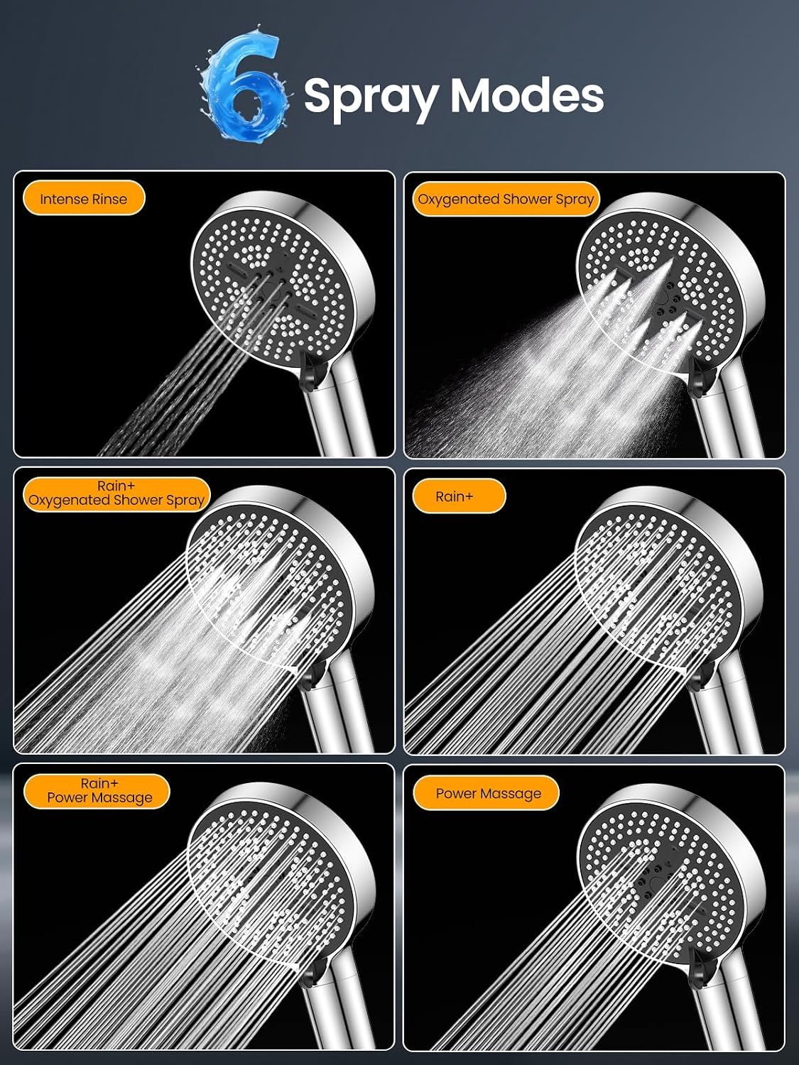 Thumbnail 5 de YEAUPE PRO Pommeau de douche 110 mm