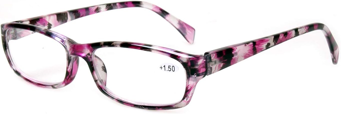 Thumbnail 5 de Kerecsen 5-Pack Reading Glasses for Women with Spring Hinges and Patterned Frames