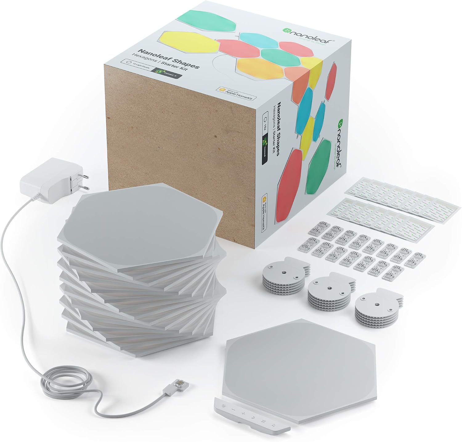 Detalle 2 de Nanoleaf Shapes Hexagon Starter Kit LED Panels