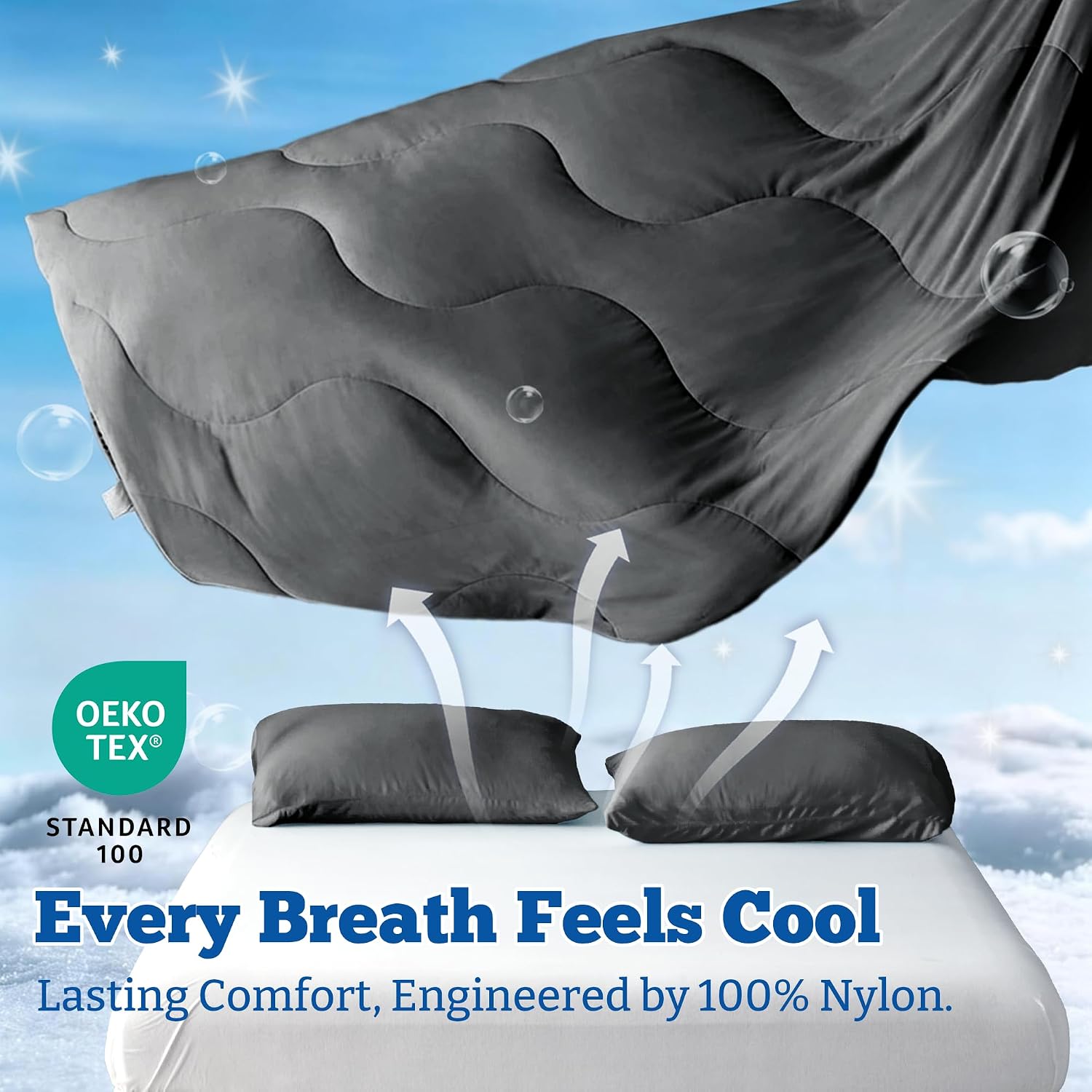 Detalle de DOWNCOOL Cooling Comforter, Queen Size