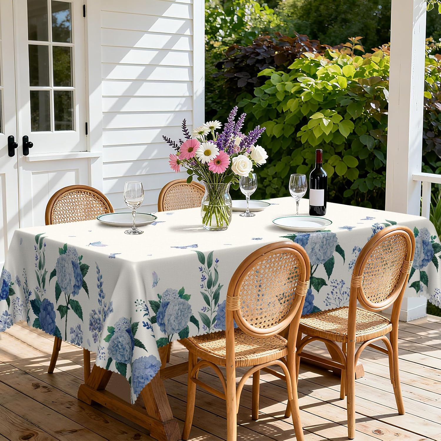 Thumbnail 1 de iEvery hydrangea tablecloth 110x140cm