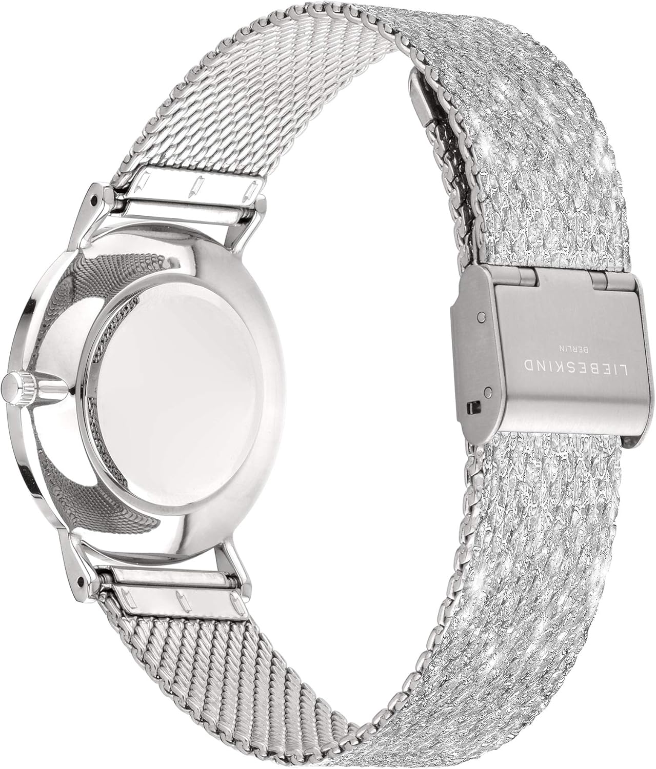 Thumbnail 3 de LIEBESKIND BERLIN Damenuhr Runde Quarzuhr 34 mm mit Glitter Meshband