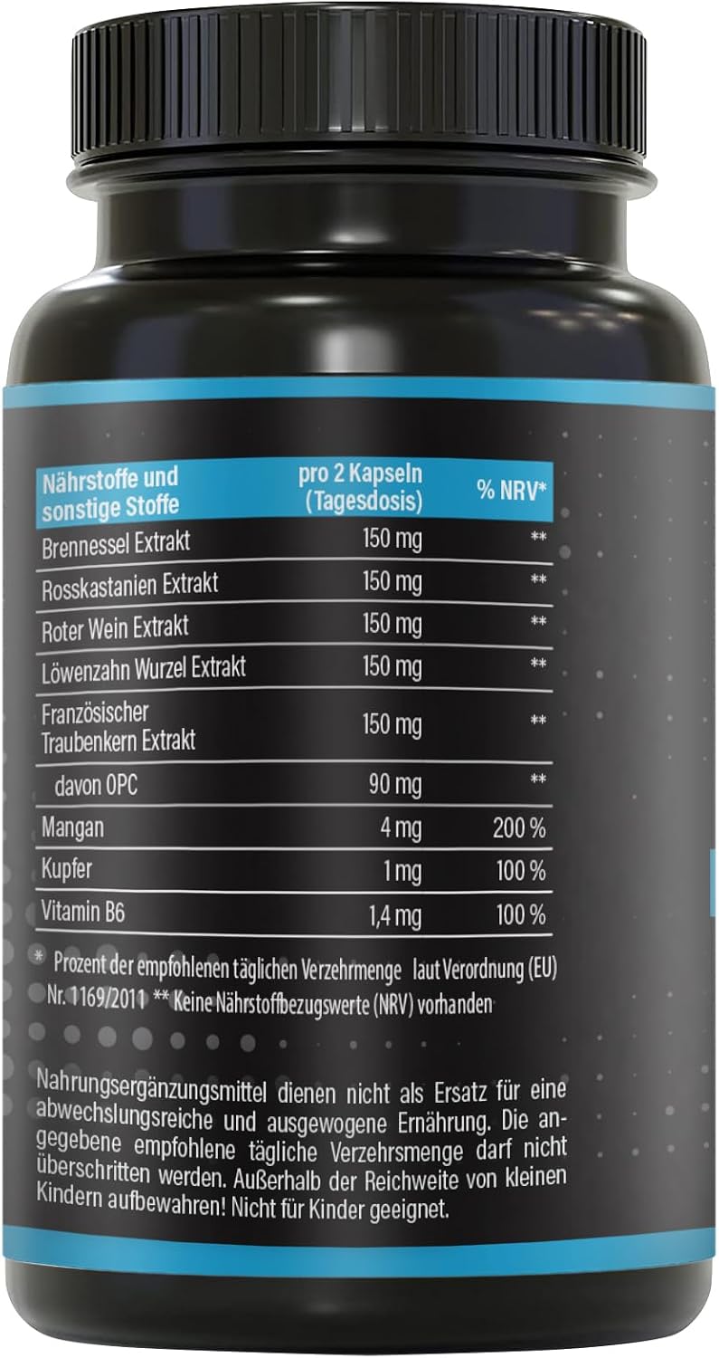 Detalle 2 de BRNR Wasser Bindegewebe Komplex 120 Kapseln đ