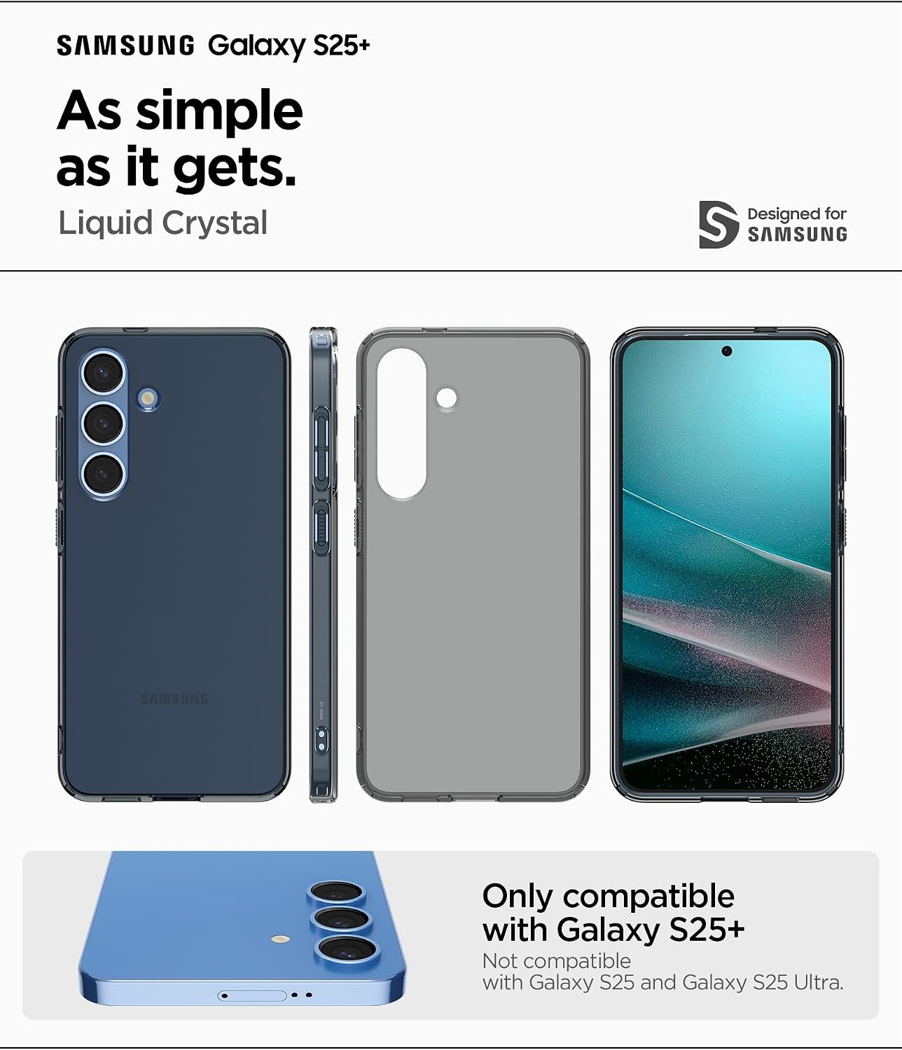 Detalle 2 de Coque Spigen Cristal Sidéral pour Samsung Galaxy S25 Plus ⚙