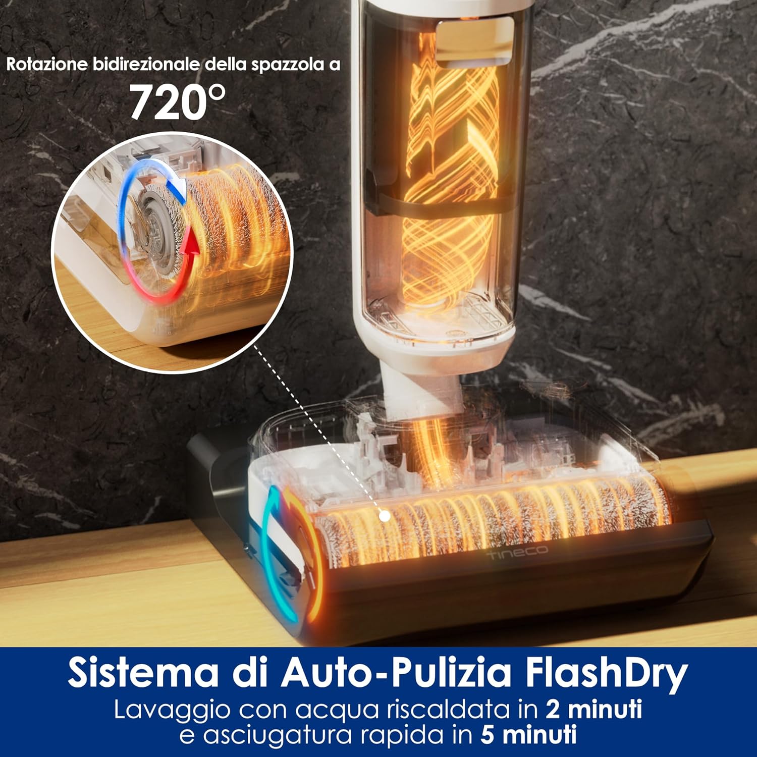 Thumbnail 4 de Tineco FLOOR ONE STRETCH S6 aspirapolvere secco e umido