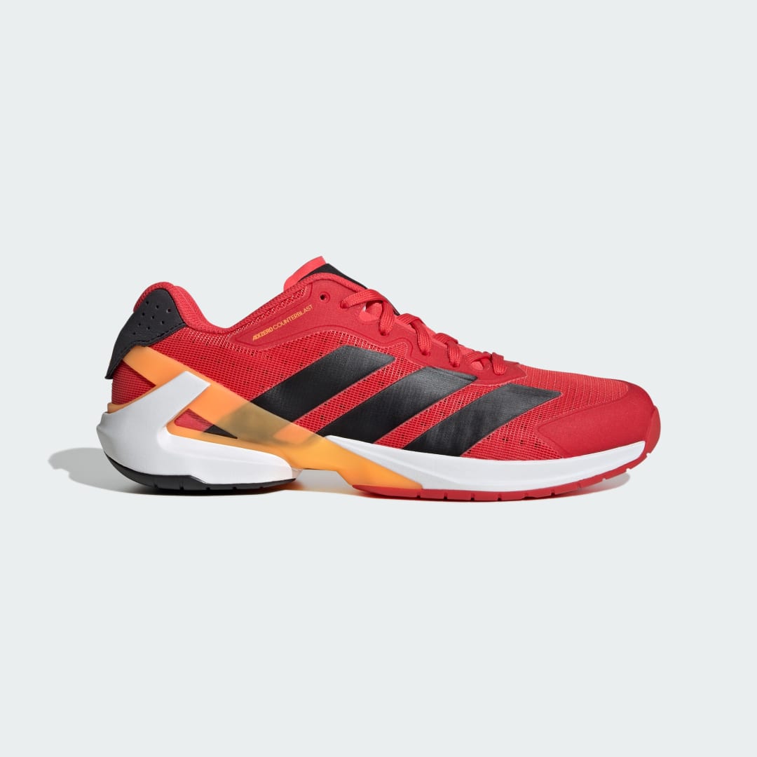 Detalle de Adizero Counterblast Indoor de Adidas: zapatilla para juego rápido en interiores