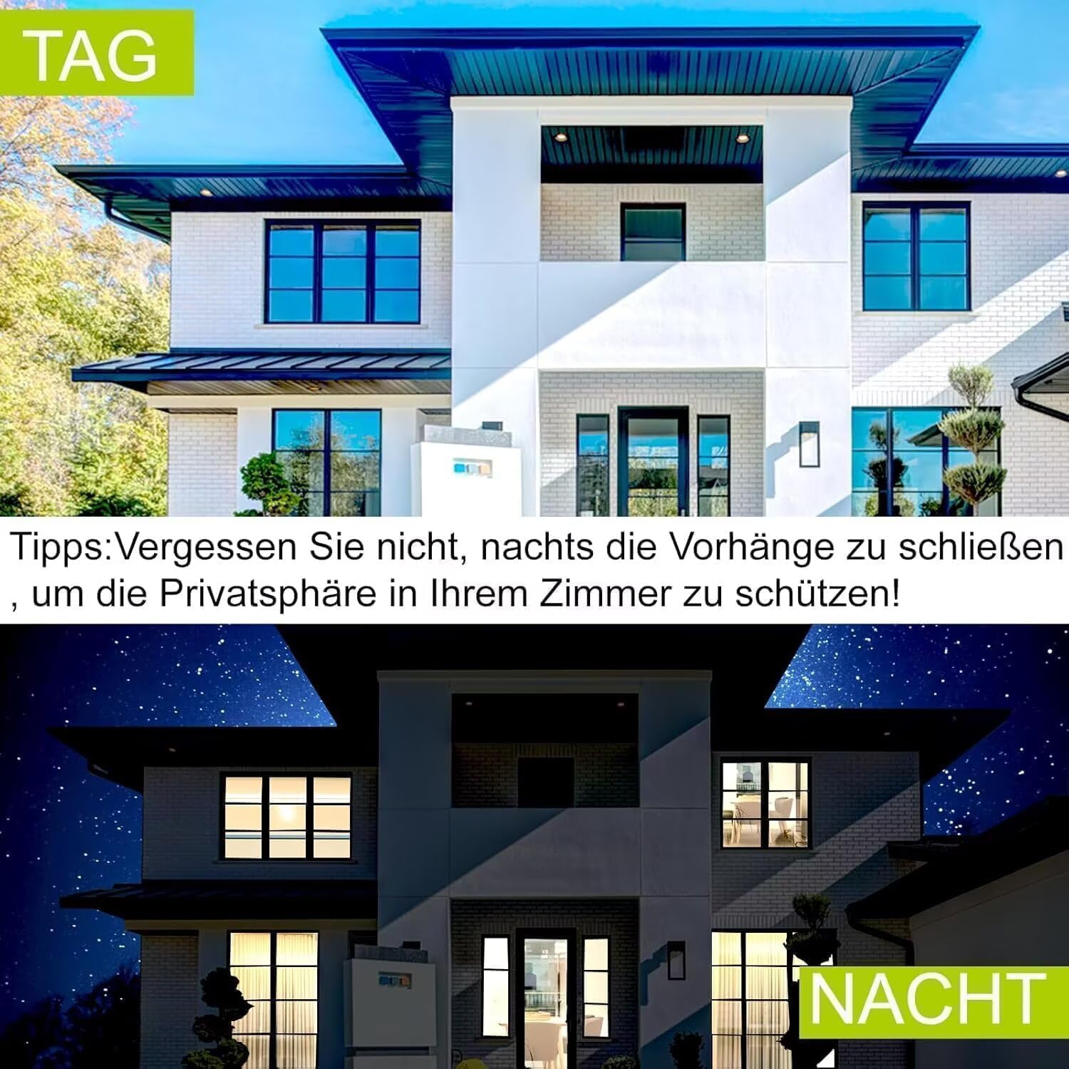 Thumbnail 2 de (44,5 x 200 cm) Fensterfolie Sonnenschutz mit Spiegelfunktion – einseitig blickdicht, UV-Schutz innen oder außen