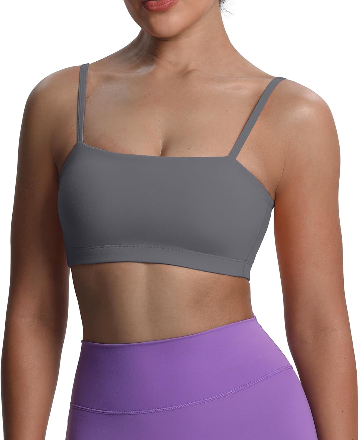 Aoxjox Women's Workout Bandeau Bra for Yoga