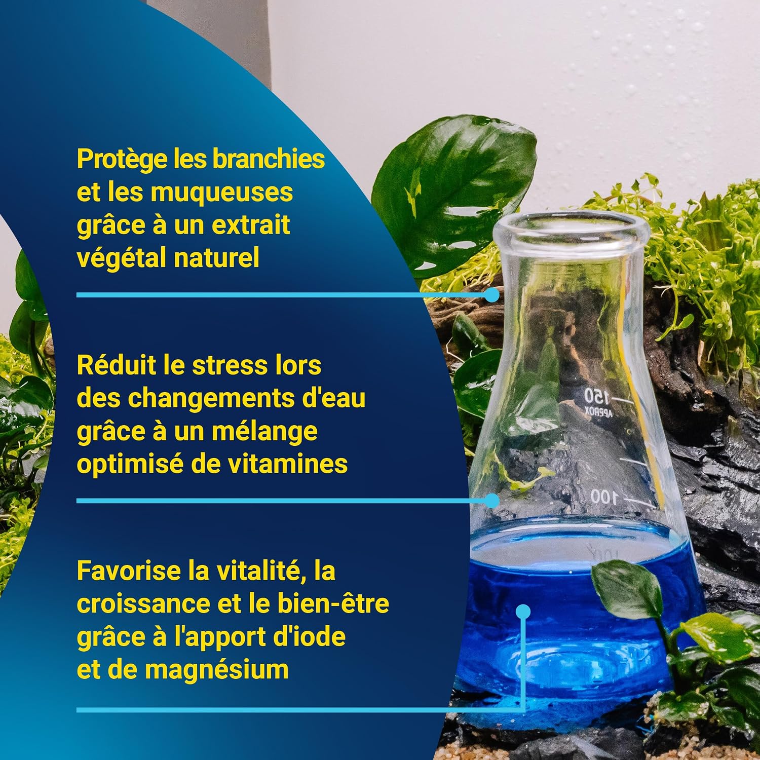 Detalle de Tetra AquaSafe – Conditionneur d'Eau Naturel pour Poissons Tropicaux, 500 ml