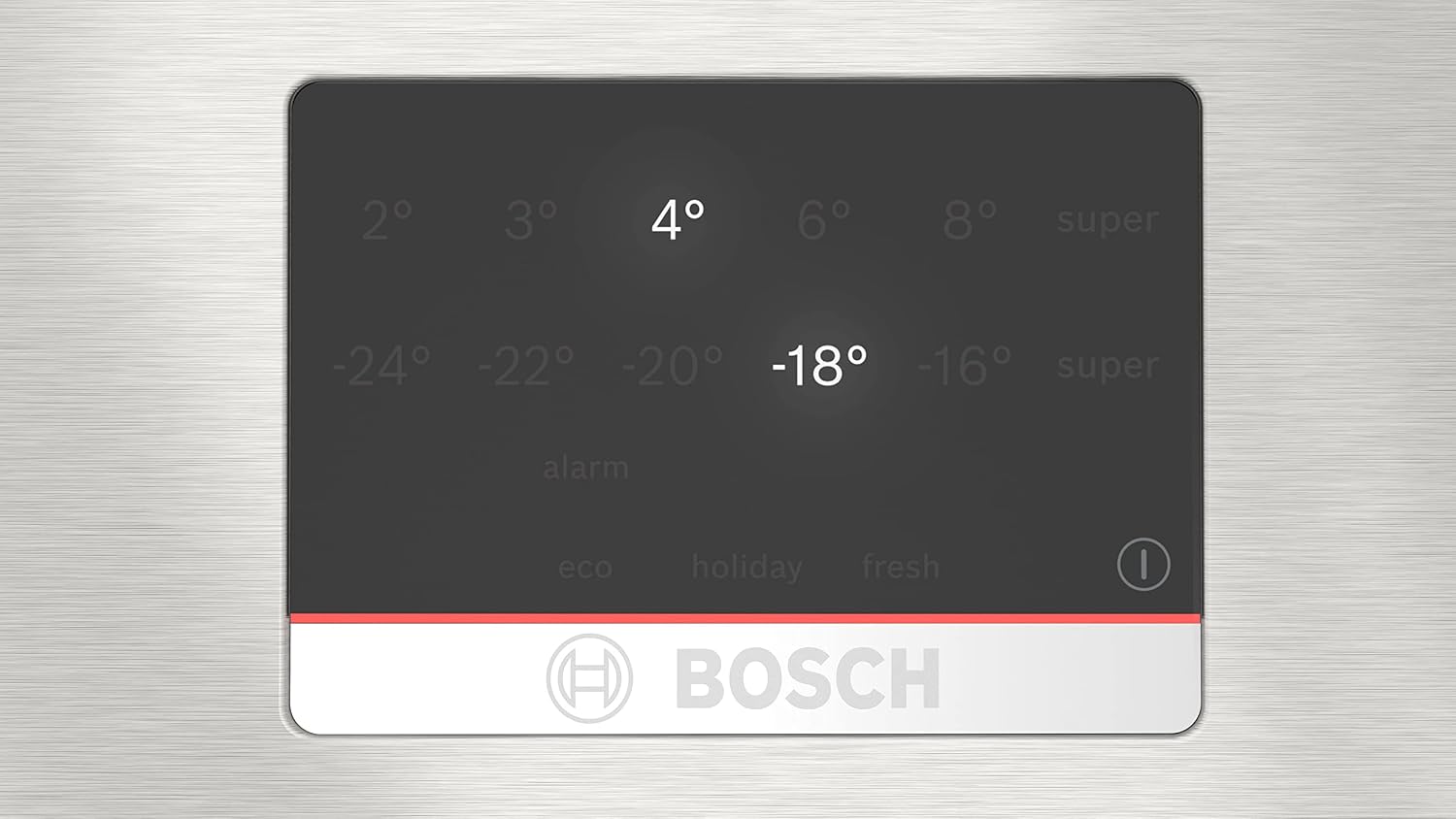 Detalle de Bosch KGN394ICF Serie 6 Frigo Total No Frost 203x60 cm Acciaio
